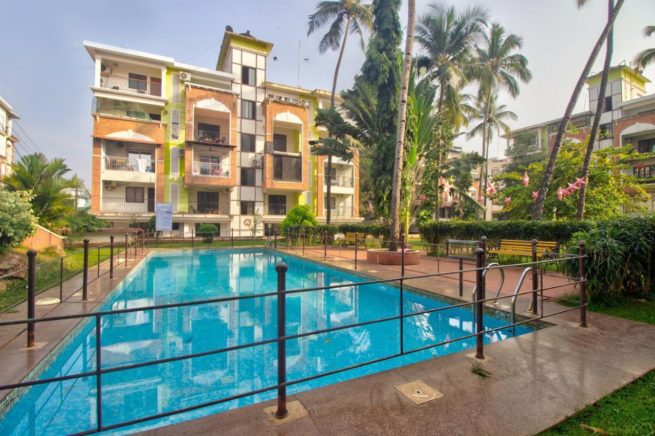 Amazing Pool View Candolim Goa 2Bhk Apartment Exteriör bild