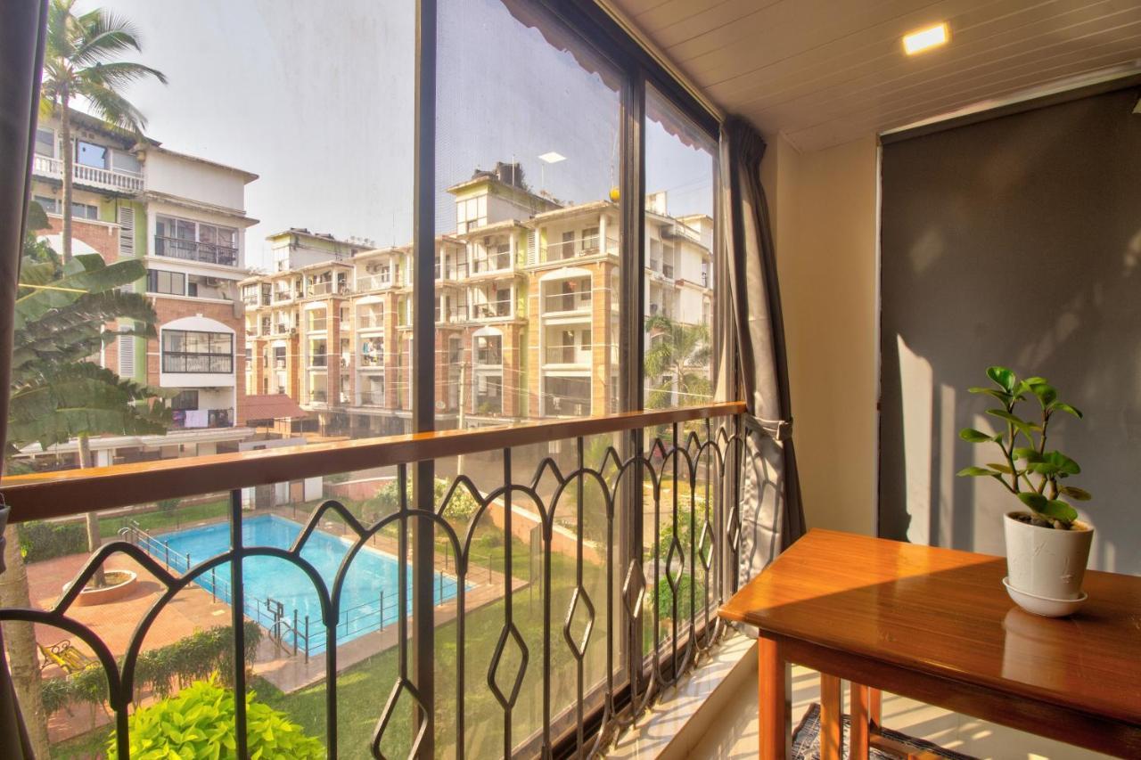 Amazing Pool View Candolim Goa 2Bhk Apartment Exteriör bild